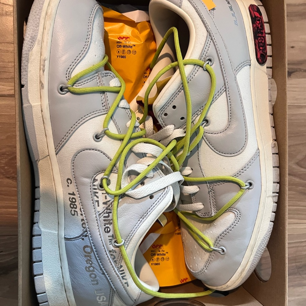 Nike Dunk Low x Off-White “Lot 8” - Picture 2 of 3